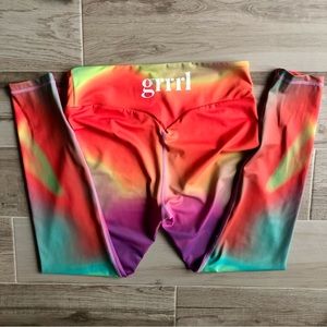 Grrrl Lava Lamp Next Level Leggings
